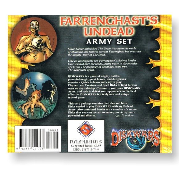 π2/$20πFantasy Flight Games Diskwars: Farrenghast's Undead Army Set (SEALED) - Picture 3 of 4